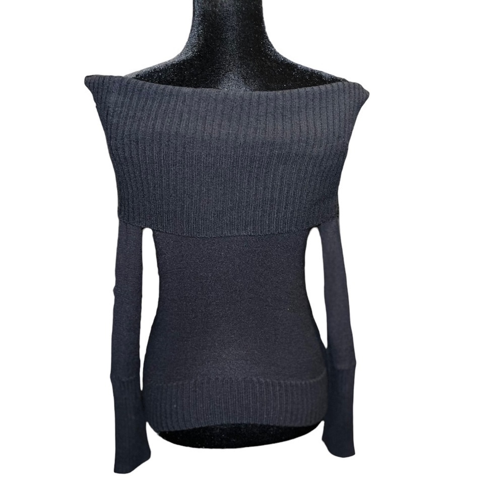 BCBGMAXAZRIA Woman’s Off Shoulder Sweater - Picture 4 of 7